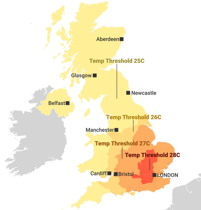     Sign up for all of the latest stories   , Is there officially going to be a heatwave this week?, How long will the hot weather last?, Which areas of the UK will see the warmest weather?, What is the hottest the UK has ever been?