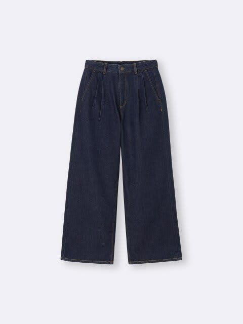 主役級に可愛い♡2トーンバレルレッグジーンズ, 脚長効果も抜群◎デニムタックトラウザー, シルエットを自在にアレンジ♪ライトデニムプルオンパンツ, ベルト付きでメリハリをON！ライトデニムベルテッドワイドパンツ, 足元をすっきり見せる◎デニムキャロットパンツ