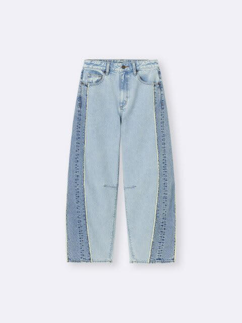 主役級に可愛い♡2トーンバレルレッグジーンズ, 脚長効果も抜群◎デニムタックトラウザー, シルエットを自在にアレンジ♪ライトデニムプルオンパンツ, ベルト付きでメリハリをON！ライトデニムベルテッドワイドパンツ, 足元をすっきり見せる◎デニムキャロットパンツ