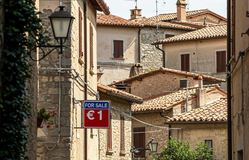 A buyer's guide to Italy's €1 homes, What is the €1 home scheme?, Why are the homes so cheap?, Where can I find €1 homes for sale?, Eligibility criteria, Legal conditions, Visa requirements, Residency options, What to check before you buy, How much does it cost to renovate a €1 home?, Renovation timescale, Renovation challenges, Additional costs to consider, Financial assistance, Can I sell a €1 house after renovating it?, €1 homes in Cammarata, Sicily, €1 homes in Penne, Abruzzo, €1 homes in Mussomeli, Sicily, Meet a woman who renovated one of Italy's €1 homes, Tackling a dilapidated shell, A dramatic transformation, A life-changing experience