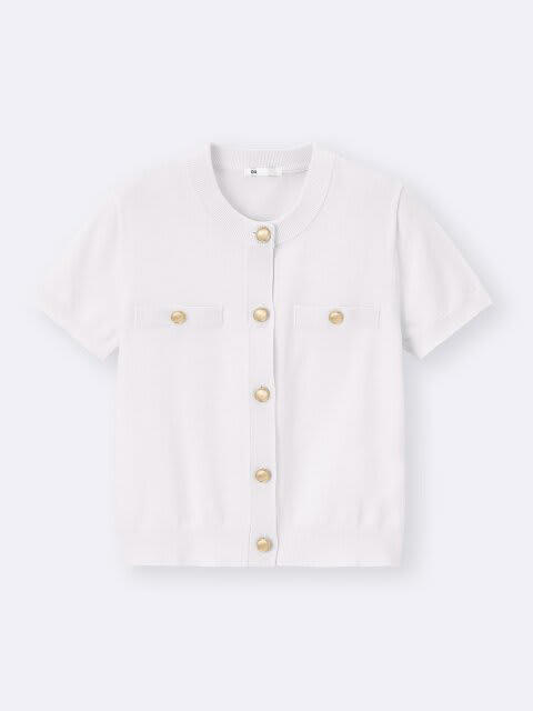 クラシカルで上品♪ケーブルメタルボタンカーディガン, シアー感がおしゃれ♡ブークレ透かし編みカーディガン, 大人かわいい高見えデザイン！レースカーディガン, 夏のお出かけに活躍♪UVカットVネックカーディガン, 上品で高見え抜群♡メタルボタンカーディガン