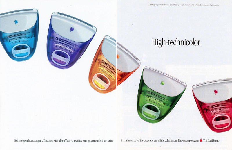 1999: Apple iMac computers Beautiful vintage adverts for home products around the world, 1922: Dominion Linoleum, 1926: Electrolux vacuums, 1920s: pianos, 1931: Neolux light fittings, 1932: solid wood desks, 1937: Carrier air-conditioning units, 1930s: Frigidaire refrigerators, 1942: Bowmans furniture, 1945: Belmont televisions, 1940s: Scotch tape, 1940s: Westinghouse washing machines, 1950: kit homes, 1955: blast-resistant houses, 1957: Admiral televisions, 1957: Grècéram floor tiles, 1950s: WalPaMur paint, 1962: Australuco aluminium, 1963: Bell extension phones, 1967: Edison Electric Institute, 1960s: Georgia-Pacific panelling, 1973: Armstrong floors, 1974: Pioneer speakers, 1970s: Chippy telephone tables, 1986: Sony remote controls, 1980s: Sun dishwasher soap, 1980s: Playmobil home, 1991: Sony Walkman, 1999: Apple iMac computers, 1990s: IKEA blinds