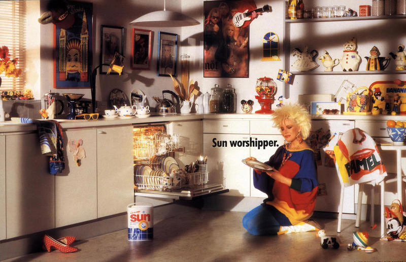 1980s: Sun dishwasher soap Beautiful vintage adverts for home products around the world, 1922: Dominion Linoleum, 1926: Electrolux vacuums, 1920s: pianos, 1931: Neolux light fittings, 1932: solid wood desks, 1937: Carrier air-conditioning units, 1930s: Frigidaire refrigerators, 1942: Bowmans furniture, 1945: Belmont televisions, 1940s: Scotch tape, 1940s: Westinghouse washing machines, 1950: kit homes, 1955: blast-resistant houses, 1957: Admiral televisions, 1957: Grècéram floor tiles, 1950s: WalPaMur paint, 1962: Australuco aluminium, 1963: Bell extension phones, 1967: Edison Electric Institute, 1960s: Georgia-Pacific panelling, 1973: Armstrong floors, 1974: Pioneer speakers, 1970s: Chippy telephone tables, 1986: Sony remote controls, 1980s: Sun dishwasher soap, 1980s: Playmobil home, 1991: Sony Walkman, 1999: Apple iMac computers, 1990s: IKEA blinds