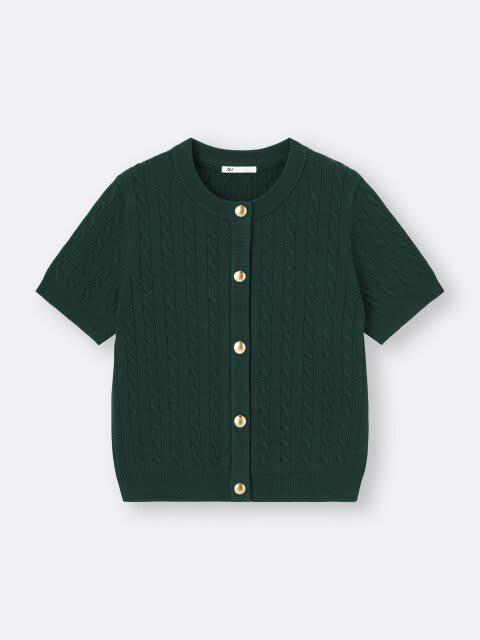 クラシカルで上品♪ケーブルメタルボタンカーディガン, シアー感がおしゃれ♡ブークレ透かし編みカーディガン, 大人かわいい高見えデザイン！レースカーディガン, 夏のお出かけに活躍♪UVカットVネックカーディガン, 上品で高見え抜群♡メタルボタンカーディガン