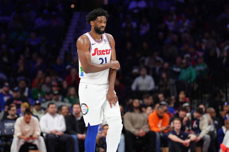 Guard: Allen Iverson, Guard: Tyrese Maxey, Forward: Andre Igoudala, Forward: Ben Simmons, Center: Joel Embiid, Guard: Jrue Holiday, Guard: Lou Williams, Forward: Tobias Harris, Forward: Thaddeus Young, Center: Elton Brand, Center: Dikembe Mutumbo, Guard: Aaron McKie, Honorable Mentions