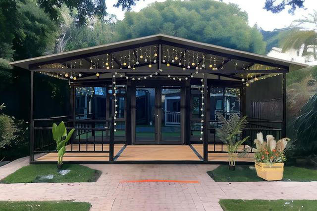 Tiny Foldable Home With Full Kitchen, Shop More Affordable Tiny Homes at Amazon, Portable 1-bedroom Tiny Home, Foldable Modern Tiny House With Sunroof, Customizable Tiny House With Front Porch
