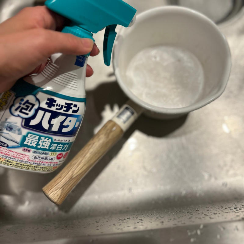 【おすすめ活用術1】まな板の除菌＆漂白, 【おすすめ活用術2】お風呂の排水口まわりのヌメリ・黒ずみ対策, 【おすすめ活用術3】三角コーナーやシンクのこまめな除菌, 【ここはNG：1】ステンレス以外の金属に使う, 【ここはNG：2】食器洗い機の中に使う, 【ここはNG：3】クエン酸など酸性の洗剤と一緒に使う, 正しい使い方で、キッチンもお風呂も清潔＆快適に