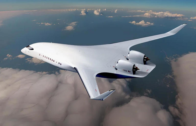 A glimpse into the future of passenger flight, Pilotless air taxis, Automated airports, Hybrid and all-electric planes, Luxury airships, Supersonic jets, Windowless cabins and more, The blended wing aircraft