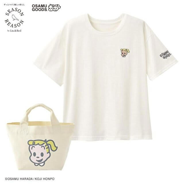 立体感が可愛い♡サークルエンボスロゴTシャツ, 配色デザインが映える！テレコTシャツ, コーデの主役に♪テレコボーダーTシャツ, ひんやり爽やか♡接触冷感袖フリルTシャツ, オサムグッズと豪華コラボ♡トートバッグ付Tシャツ