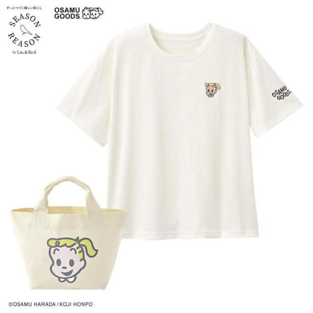 立体感が可愛い♡サークルエンボスロゴTシャツ, 配色デザインが映える！テレコTシャツ, コーデの主役に♪テレコボーダーTシャツ, ひんやり爽やか♡接触冷感袖フリルTシャツ, オサムグッズと豪華コラボ♡トートバッグ付Tシャツ