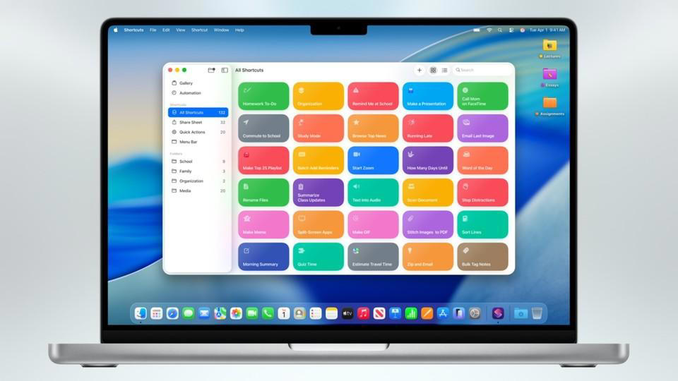 Macの見た目を変える、macOS Tahoe, MacとiPhoneの連携が強化, ショートカットにApple Intelligenceが導入, Spotlightで、Macのあらゆるものを動かせる, Macで遊ぶゲームが進化