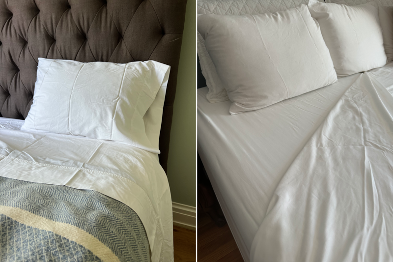 How I tested, Why you can trust IndyBest U.S. reviews, The best sheets for 2025 are: , Brooklinen luxe sateen core sheet set, Amazon basics microfiber four-piece bed sheet set, The Company Store classic rayon made from bamboo set, Mellanni iconic four-piece microfiber sheet set, Coyuchi organic relaxed linen sheet set, Honeydew sheets, Cozy Earth bamboo sheet set, Bedsure duvet and sheet set, Cariloha classic bamboo sheet set, Ettitude cleanbamboo sheet set, What are the best sheets?