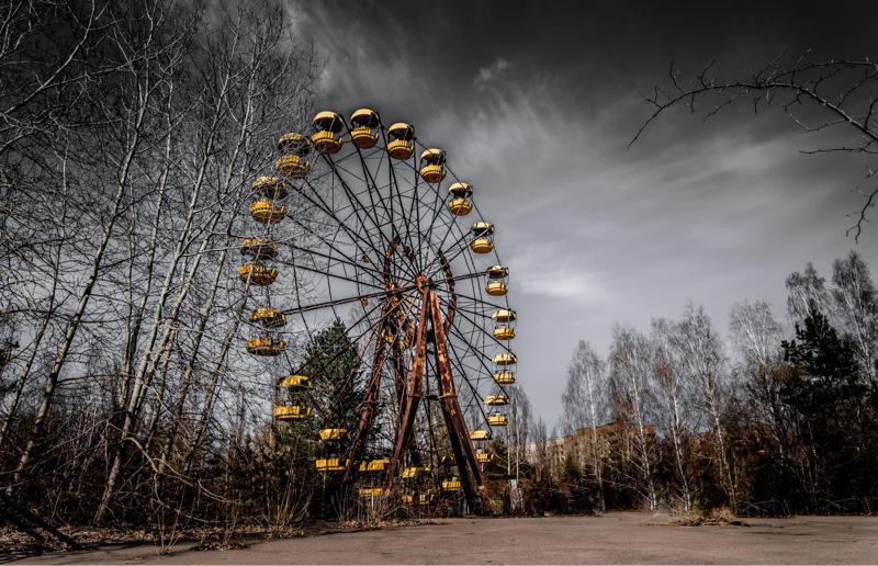 Pripyat Amusement Park, Pripyat, Ukraine Fatal attractions, Spreepark, Berlin, Germany, Revel Casino, Atlantic City, New Jersey, USA, Alps Ski Resort, Heul-ri, South Korea, South China Mall, Dongguan, China, World Islands, Dubai, United Arab Emirates, Shania Twain Centre, Timmins, Ontario, Canada, Wonderland Amusement Park, Beijing, China, Son of Beast, Kings Island, Mason, Ohio, USA, Ryugyong Hotel, Pyongyang, North Korea, Heritage USA, Fort Mill, South Carolina, USA, Camelot Theme Park, Charnock Richard, Lancashire, England, UK, Ozark Medieval Fortress, Lead Hill, Arkansas, USA, Millennium Dome, London, England, UK, Marble Arch Mound, London, England, UK, Pripyat Amusement Park, Pripyat, Ukraine