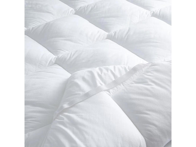 The best mattress toppers for 2025 are:, How I tested , Best mattress topper overall: Simba hybrid, Best budget mattress topper: Snuggledown luxurious extra deep, Best memory foam mattress topper: Panda bamboo topper, Best eoollen mattress topper: Woolroom organic wool topper, Best goose down mattress topper: Dusk supreme, Best mattress topper for easy storage: Next white sleep in comfort, Best mattress toppers for allergy sufferers: The White Company hypoallergenic topper, Best mattress topper for hot sleepers: Slumberdown memory fibre airstream memory cool, Black Friday sale, up to 30% off, Your questions about mattress toppers answered , What is the best mattress topper?, How I selected the best mattress toppers, What type of mattress topper is best?, Can you wash a mattress topper?, Are mattress toppers good for back pain? , What thickness of mattress topper should I get?, Why you can trust IndyBest reviews