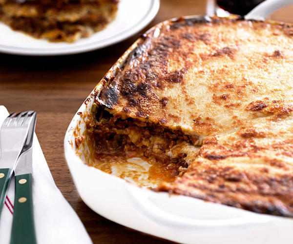 10 of our favourite lasagne recipes for cooler weather: , Sarah Cicolini’s lasagne with romanesco , Matt Breen’s Mum’s lasagne , Rinaldo Di Stasio’s lasagne con aragosta , Lasagne of spinach, polenta and goat’s curd , Lasagne con coniglio e funghi porcini (rabbit and porcini mushroom lasagne)
