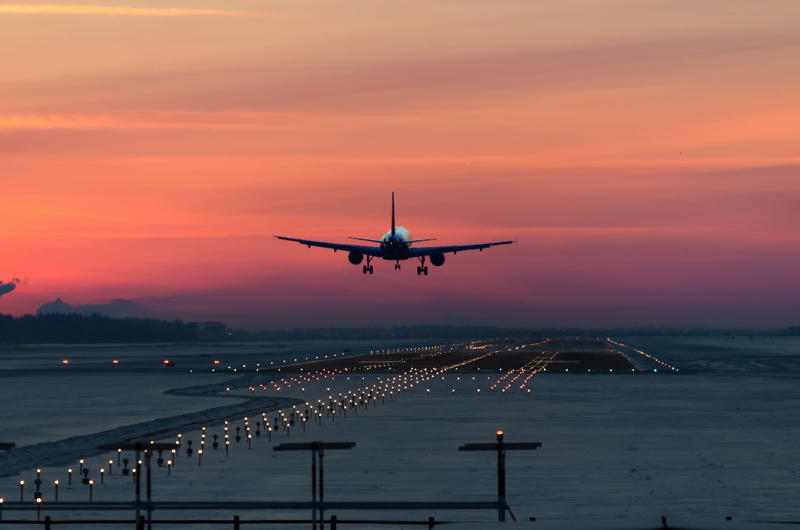 Up in the air, New York, New York to Sydney, Australia, Newark, New Jersey to Singapore, Perth, Australia to London, United Kingdom, Los Angeles, California to Singapore, Johannesburg, South Africa to Atlanta, Georgia, Abu Dhabi, UAE to Los Angeles, California, Toronto, Canada to Manila, Philippines