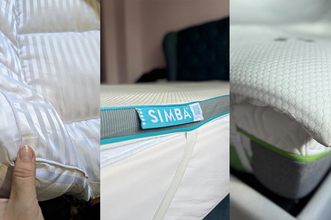 The best mattress toppers for 2025 are:, How I tested , Best mattress topper overall: Simba hybrid, Best budget mattress topper: Snuggledown luxurious extra deep, Best memory foam mattress topper: Panda bamboo topper, Best eoollen mattress topper: Woolroom organic wool topper, Best goose down mattress topper: Dusk supreme, Best mattress topper for easy storage: Next white sleep in comfort, Best mattress toppers for allergy sufferers: The White Company hypoallergenic topper, Best mattress topper for hot sleepers: Slumberdown memory fibre airstream memory cool, Black Friday sale, up to 30% off, Your questions about mattress toppers answered , What is the best mattress topper?, How I selected the best mattress toppers, What type of mattress topper is best?, Can you wash a mattress topper?, Are mattress toppers good for back pain? , What thickness of mattress topper should I get?, Why you can trust IndyBest reviews