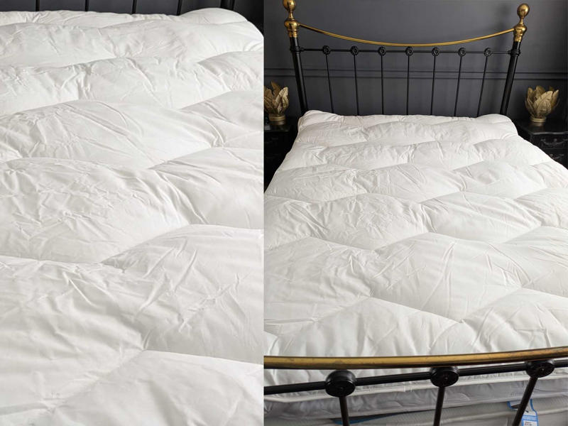 The best mattress toppers for 2025 are:, How I tested , Best mattress topper overall: Simba hybrid, Best budget mattress topper: Snuggledown luxurious extra deep, Best memory foam mattress topper: Panda bamboo topper, Best eoollen mattress topper: Woolroom organic wool topper, Best goose down mattress topper: Dusk supreme, Best mattress topper for easy storage: Next white sleep in comfort, Best mattress toppers for allergy sufferers: The White Company hypoallergenic topper, Best mattress topper for hot sleepers: Slumberdown memory fibre airstream memory cool, Black Friday sale, up to 30% off, Your questions about mattress toppers answered , What is the best mattress topper?, How I selected the best mattress toppers, What type of mattress topper is best?, Can you wash a mattress topper?, Are mattress toppers good for back pain? , What thickness of mattress topper should I get?, Why you can trust IndyBest reviews
