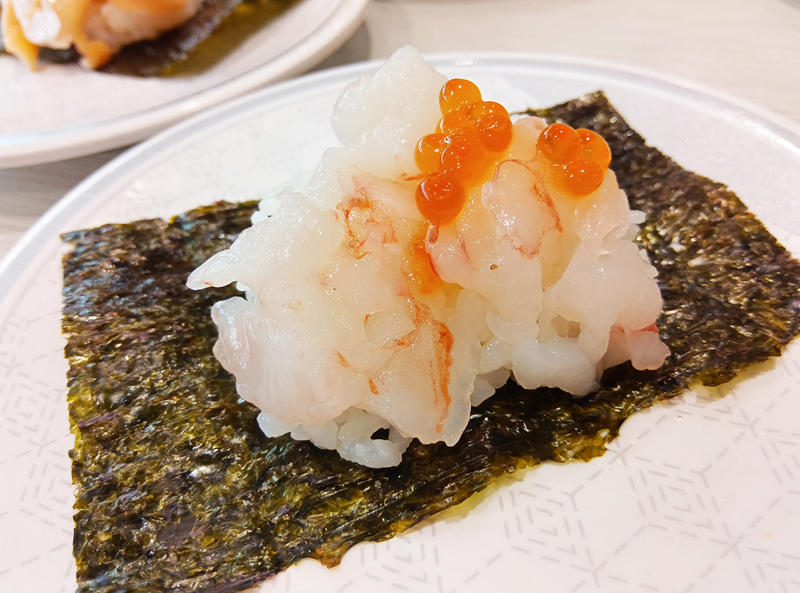 ・大とろ祭り開催できず, ・富山湾産 大振り生ほたるいか（税込209円）, ・山盛り炙りとろサーモンつつみ（税込209円）, ・山盛り赤えびつつみ（税込209円）, ・長崎県産剣先いか（税込209円）