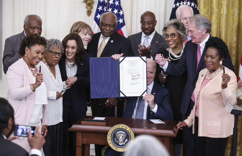 The holiday commemorates the end-of-slavery announcement in Texas, The news of emancipation took more than two years to reach Texas, African Americans in Texas have celebrated Juneteenth since 1866, Not all slaves were freed by Juneteenth, Juneteenth spread all over the country with the Great Migration, The civil rights movement brought Juneteenth (back) to national prominence, Texas did not designate Juneteenth a state holiday until 1979, Juneteenth is now a federal public holiday, Juneteenth is also known as Black Independence Day, The holiday is often celebrated with Texas barbecue, Red foods are traditionally eaten at Juneteenth picnics, Juneteenth is often marked with festive outdoor celebrations, Juneteenth has its own flag, Juneteenth is celebrated in some surprising places, Commonwealth countries celebrate emancipation on August 1, Juneteenth celebrations are also political—especially now, Juneteenth is not universally known in the United States, The meaning of Juneteenth isn’t systematically taught in U.S. schools, Corporations are increasingly recognizing the holiday, Juneteenth celebrations have gone virtual during the pandemic
