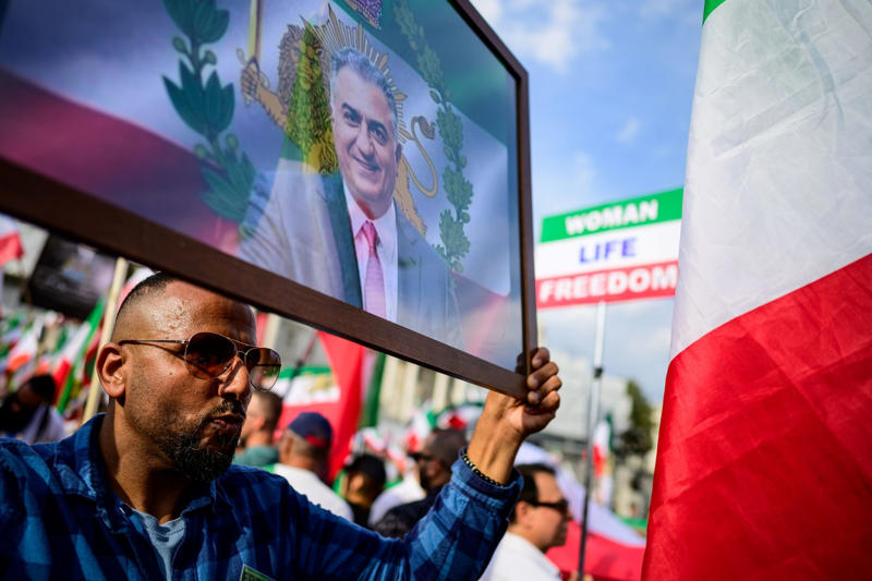 'Above all politics' Is Iran a paper tiger?, The prince's speech, 'Put an end to this nightmare', 'Like a frightened rat', 'Inevitable' fall?, A path for democracy?, 'Above all politics', A unifying figure?, The last Shah, A CIA puppet?