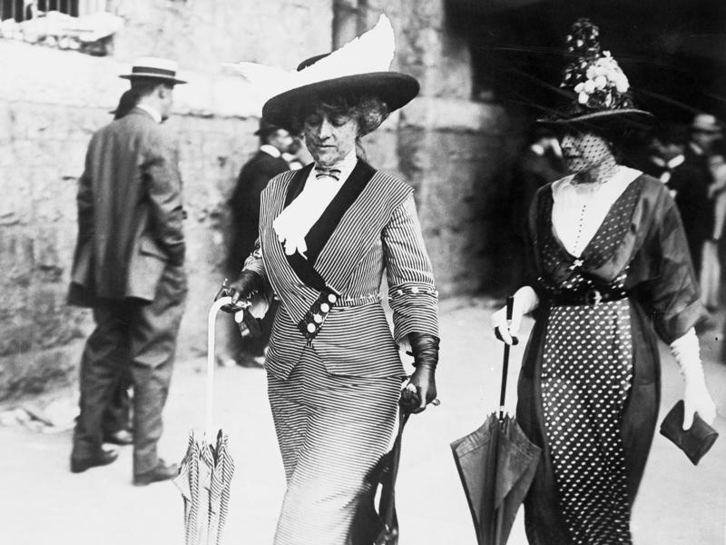 Building and buying mansions was only one way the newly wealthy would spend money in the Gilded Age. Shopping for clothes was another.