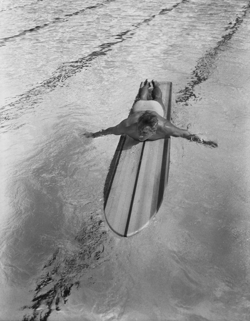 The origins in Polynesia, A sacred sport, The arrival of missionaries, The reemergence of surfing, "The Duke", Surfing around the world, The invention of the first wetsuit, A mainstream sport, Surfing on the big screen, The depiction of traveling surfers, The legacy of Rell Sunn, Further technical adjustments, Surfing as a lifestyle, The soul of a surfer