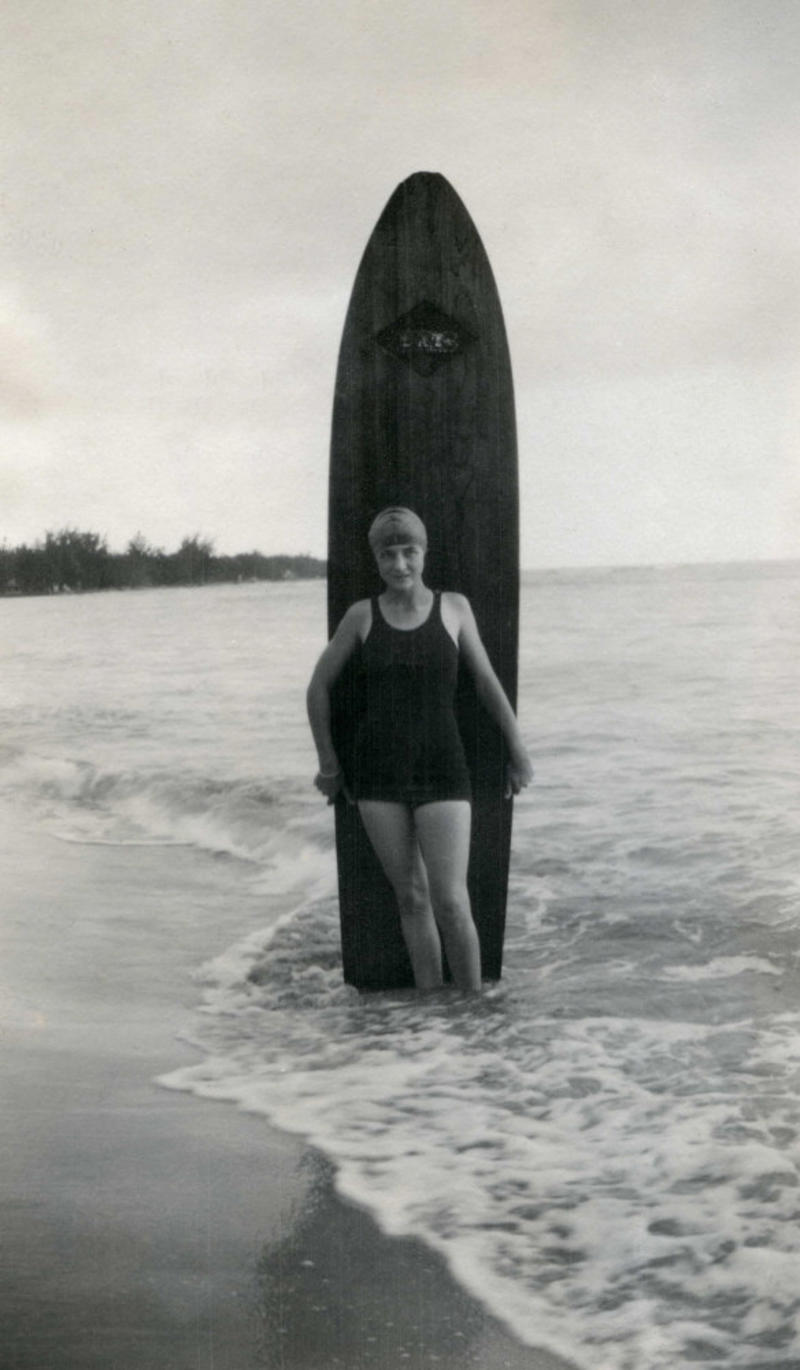 The origins in Polynesia, A sacred sport, The arrival of missionaries, The reemergence of surfing, "The Duke", Surfing around the world, The invention of the first wetsuit, A mainstream sport, Surfing on the big screen, The depiction of traveling surfers, The legacy of Rell Sunn, Further technical adjustments, Surfing as a lifestyle, The soul of a surfer
