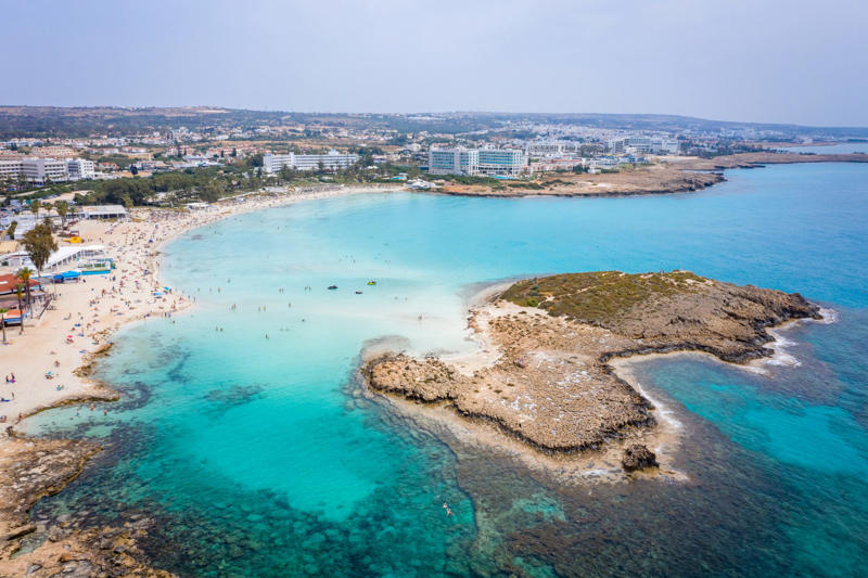 22: Nissi Beach - Ayia Napa, Cyprus 24: Magens Bay - St. Thomas, US Virgin Islands, 23: Playa Norte - Isla das Mulheres, Mexico, 22: Nissi Beach - Ayia Napa, Cyprus, 21: Falassarna Beach - Crete, Greece, 20: Nungwi Beach - Zanzibar, Tanzania, 19: Ipanema Beach, Rio de Janeiro, Brazil, 18: Playa Manuel Antonio - Manuel Antonio National Park, Costa Rica, 17: Playa de Muro Beach - Mallorca, Spain, 16: Kelingking Beach - Nusa Penida, Indonesia, 15: La Concha Beach - San Sebastián – Donostia, Spain, 14: Seven Mile Beach - Cayman Islands, United Kingdom, 13: Manly Beach - Sydney, Australia, 12: Driftwood Beach - Jekyll Island - Golden Isles of Georgia - Georgia, USA, 11: Siesta Beach - Siesta Key - Florida, USA, 10: Ka'anapali Beach - Lahaina - Maui, Hawaii, 9: Varadero Beach - Varadero, Cuba, 8: Isola dei Conigli - Lampedusa, Italy, 7: Radhanagar Beach - Havelock Island, India, 6: Falésia Beach - Albufeira, Portugal, 5: Grace Bay - Turks and Caicos Islands, United Kingdom, 4: Reynisfjara Beach - Vik, Iceland