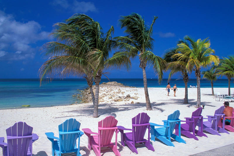 2nd place: Eagle Beach Palm, Aruba 24: Magens Bay - St. Thomas, US Virgin Islands, 23: Playa Norte - Isla das Mulheres, Mexico, 22: Nissi Beach - Ayia Napa, Cyprus, 21: Falassarna Beach - Crete, Greece, 20: Nungwi Beach - Zanzibar, Tanzania, 19: Ipanema Beach, Rio de Janeiro, Brazil, 18: Playa Manuel Antonio - Manuel Antonio National Park, Costa Rica, 17: Playa de Muro Beach - Mallorca, Spain, 16: Kelingking Beach - Nusa Penida, Indonesia, 15: La Concha Beach - San Sebastián – Donostia, Spain, 14: Seven Mile Beach - Cayman Islands, United Kingdom, 13: Manly Beach - Sydney, Australia, 12: Driftwood Beach - Jekyll Island - Golden Isles of Georgia - Georgia, USA, 11: Siesta Beach - Siesta Key - Florida, USA, 10: Ka'anapali Beach - Lahaina - Maui, Hawaii, 9: Varadero Beach - Varadero, Cuba, 8: Isola dei Conigli - Lampedusa, Italy, 7: Radhanagar Beach - Havelock Island, India, 6: Falésia Beach - Albufeira, Portugal, 5: Grace Bay - Turks and Caicos Islands, United Kingdom, 4: Reynisfjara Beach - Vik, Iceland