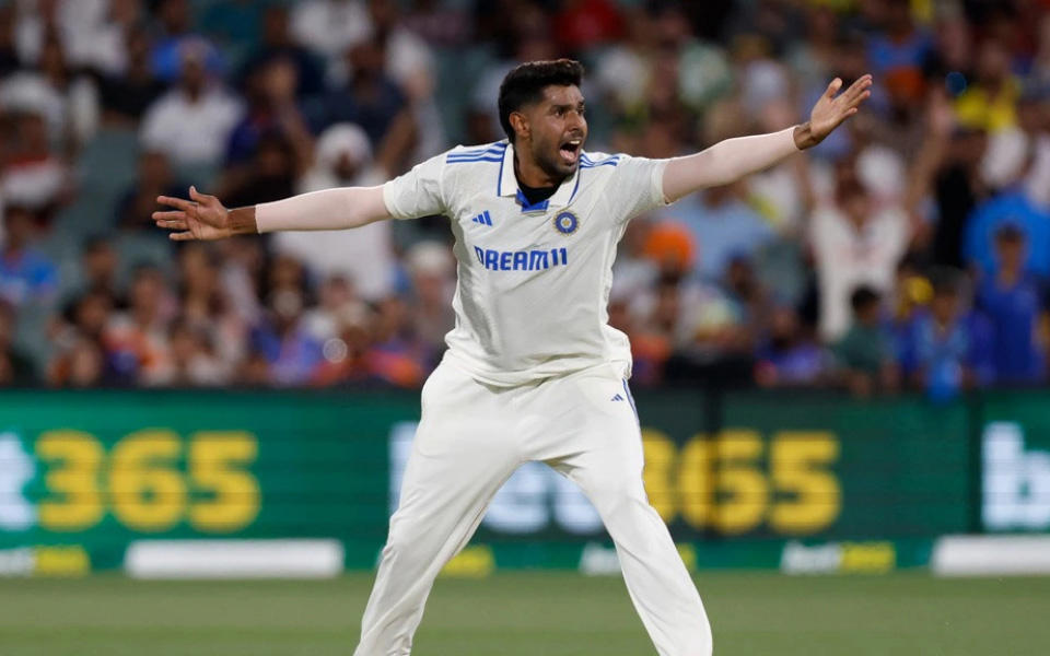 10. Dhruv Jurel, 9. Sarfaraz Khan, 8. Suryakumar Yadav, 7. Yashasvi Jaiswal, 6. Akash Deep, 5. Sai Sudharsan, 4. Harshit Rana, 3. Prasidh Krishna, 2. Nitish Kumar Reddy, 1. Anshul Kamboj
