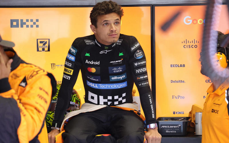 04:41 PM BST, Pole for Norris, 04:39 PM BST, Starting grid for tomorrow, 04:39 PM BST, Bad and unlucky timing, 04:36 PM BST, Max Verstappen, who will start seventh tomorrow, speaking to Sky Sports, 04:33 PM BST, Your top three for tomorrow, 04:31 PM BST, Bottom ten, 04:30 PM BST, Top ten in qualifying, 04:29 PM BST, Good performances from Lawson and Bortoleto, 04:27 PM BST, Quotes from Oscar Piastri, who starts third tomorrow, 04:24 PM BST, The thoughts of Charles Leclerc, who will start second tomorrow, 04:23 PM BST, Lando Norris speaking after qualifying on pole, 04:19 PM BST, Top five, 04:14 PM BST, Norris on pole position, 04:13 PM BST, Yellow flags, 04:11 PM BST, Heading back out, 04:09 PM BST, Unsafe release, 04:08 PM BST, Norris in fine form, 04:04 PM BST, Heading out, 04:01 PM BST, Start of Q3, 03:58 PM BST, Top five in Q2, 03:56 PM BST, Five out in Q2, 03:54 PM BST, Antonelli just in, 03:53 PM BST, Russell safe, 03:52 PM BST, Mercedes under pressure, 03:51 PM BST, Current bottom five with two minutes left, 03:50 PM BST, Busy, busy, busy, 03:47 PM BST, Green light, 03:44 PM BST, Restart time, 03:44 PM BST, Top five, 03:41 PM BST, Red flag, 03:39 PM BST, McLarens in fine form, 03:37 PM BST, Lawson quickest, for now, 03:34 PM BST, Battle of the Ferraris, 03:30 PM BST, Start of Q2, 03:29 PM BST, Sainz’s reaction to being dumped out, 03:25 PM BST, Five drivers out in Q1, 03:24 PM BST, Tsunoda dumped out, 03:22 PM BST, Busy track, 03:20 PM BST, Track improving, 03:17 PM BST, Bottom five with five to go, 03:16 PM BST, Top five, 03:15 PM BST, Piastri goes again, 03:13 PM BST, Norris looking strong, 03:10 PM BST, Patience, 03:05 PM BST, Go, go, go!, 03:03 PM BST, Crowd get going, 02:58 PM BST, 02:53 PM BST, Nearly ready for action, 02:51 PM BST, 02:49 PM BST, Sky Sports’ Karun Chandhok on Lando Norris, 02:43 PM BST, Last five Austrian GP polesitters, 02:37 PM BST, Toto on Max with Sky, 02:33 PM BST, 02:27 PM BST, Incident in the F2 Sprint, 02:22 PM BST, Top five in the constructors’ standings, 02:17 PM BST, Top five in the drivers’ standings, 02:12 PM BST, Wolff admits Mercedes in talks to sign Max Verstappen, 02:06 PM BST, Top ten in final practice earlier, 02:01 PM BST, Who will take pole in Austria?