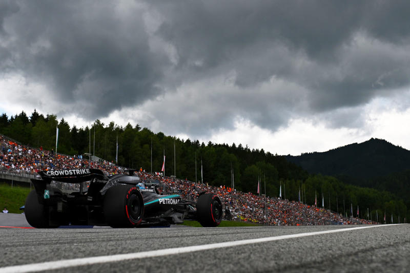 F1 AUSTRIAN GRAND PRIX - LATEST UPDATES, Yuki Tsunoda out in Q1!, Alex Albon up to P5, Lando Norris lays down a marker, Nico Hulkenberg P1, Q1 underway!, F2 race reason for delay, Qualifying delayed, Qualifying!, Driver standings heading into this weekend:, List of team upgrades in Austria:, Lando Norris optimistic ahead of qualifying:, Toto Wolff on Max Verstappen signing for Mercedes:, F1 constructor standings after 10 races:, Lewis Hamilton on Ferrari upgrades:, Toto Wolff on a potential Russell-Verstappen line-up, Verstappen teams up with different race engineer in Austria, Start times this weekend:, Lando Norris quickest in FP3!, Max Verstappen goes P3!, Oscar Piastri up to P2, Isack Hadjar spins at the final corner, George Russell goes P2!, Lando Norris quickest so far!, FP3 underway!, FP3 coming up!, Tight moment between Norris and Verstappen again in Austria!, Irish teen Alex Dunne after finishing P4 in FP1 for McLaren yesterday:, F1 constructor standings after 10 races:, Lewis Hamilton reacts to ‘significant’ social media abuse F1 drivers face, Driver standings heading into this weekend:, What are the start times this weekend in Austria?, F1 Austrian GP!