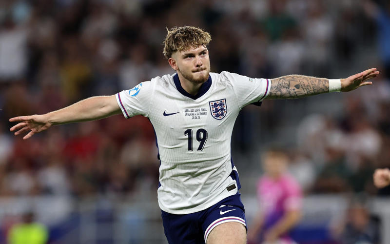 10:56 PM BST, 10:55 PM BST, Man of the match, 10:55 PM BST, Lee Carsley speaking to Channel 4, 10:51 PM BST, Trophy time, 10:48 PM BST, Player of the tournament is..., 10:48 PM BST, Runners-up, 10:45 PM BST, FT stats, 10:44 PM BST, England’s player of the tournament celebrates, 10:43 PM BST, The thoughts of Jonathan Rowe, 10:42 PM BST, Joy for Carsley, 10:41 PM BST, Mixed feelings for Tuchel?, 10:36 PM BST, Back-to-back European champions, 10:34 PM BST, England win the 2025 Under-21 European Championships, 10:32 PM BST, 120 mins: England 3 Germany 2, 10:31 PM BST, 119 mins: England 3 Germany 2, 10:29 PM BST, 118 mins: England 3 Germany 2, 10:28 PM BST, 117 mins: England 3 Germany 2, 10:28 PM BST, 116 mins: England 3 Germany 2, 10:26 PM BST, 115 mins: England 3 Germany 2, 10:25 PM BST, 113 mins: England 3 Germany 2, 10:24 PM BST, 112 mins: England 3 Germany 2, 10:23 PM BST, 111 mins: England 3 Germany 2, 10:20 PM BST, 109 mins: England 3 Germany 2, 10:19 PM BST, 107 mins: England 3 Germany 2, 10:16 PM BST, Second period of extra time, 10:14 PM BST, HT in extra time, 10:13 PM BST, 105 mins: England 3 Germany 2, 10:12 PM BST, 104 mins: England 3 Germany 2, 10:11 PM BST, 103 mins: England 3 Germany 2, 10:09 PM BST, 102 mins: England 3 Germany 2, 10:06 PM BST, 98 mins: England 3 Germany 2, 10:05 PM BST, 97 mins: England 3 Germany 2, 09:59 PM BST, GOAL! Rowe restores England’s lead, 09:58 PM BST, Start of extra time, 09:53 PM BST, End of normal time, 09:51 PM BST, 90+3 mins: England 2 Germany 2, 09:50 PM BST, 90+2 mins: England 2 Germany 2, 09:48 PM BST, 90 mins: England 2 Germany 2, 09:46 PM BST, 88 mins: England 2 Germany 2, 09:44 PM BST, 85 mins: England 2 Germany 2, 09:42 PM BST, 84 mins: England 2 Germany 2, 09:41 PM BST, 83 mins: England 2 Germany 2, 09:40 PM BST, 81 mins: England 2 Germany 2, 09:38 PM BST, 80 mins: England 2 Germany 2, 09:37 PM BST, 79 mins: England 2 Germany 2, 09:36 PM BST, 78 mins: England 2 Germany 2, 09:34 PM BST, 75 mins: England 2 Germany 2, 09:32 PM BST, 73 mins: England 2 Germany 2, 09:29 PM BST, 71 mins: England 2 Germany 2, 09:28 PM BST, 70 mins: England 2 Germany 2, 09:27 PM BST, 68 mins: England 2 Germany 2, 09:25 PM BST, 66 mins: England 2 Germany 2, 09:22 PM BST, 64 mins: England 2 Germany 2, 09:20 PM BST, 62 mins: England 2 Germany 2, 09:19 PM BST, GOAL! Nebel pulls Germany level, 09:18 PM BST, 60 mins: England 2 Germany 1, 09:16 PM BST, 57 mins: England 2 Germany 1, 09:13 PM BST, 55 mins: England 2 Germany 1, 09:11 PM BST, 52 mins: England 2 Germany 1, 09:10 PM BST, 51 mins: England 2 Germany 1, 09:09 PM BST, 50 mins: England 2 Germany 1, 09:08 PM BST, 49 mins: England 2 Germany 1, 09:03 PM BST, Second half, 08:58 PM BST, What will Tuchel have thought of that first half?, 08:54 PM BST, Elliott’s fantastic tournament, 08:51 PM BST, HT stats, 08:48 PM BST, Half time, 08:46 PM BST, GOAL! Weiper gets one back for Germany, 08:46 PM BST, 45 mins: England 2 Germany 0, 08:44 PM BST, 43 mins: England 2 Germany 0, 08:41 PM BST, 41 mins: England 2 Germany 0, 08:39 PM BST, 39 mins: England 2 Germany 0, 08:37 PM BST, 37 mins: England 2 Germany 0, 08:35 PM BST, 34 mins: England 2 Germany 0, 08:33 PM BST, 32 mins: England 2 Germany 0, 08:30 PM BST, 29 mins: England 2 Germany 0, 08:24 PM BST, GOAL! Hutchinson doubles England’s lead, 08:24 PM BST, 24 mins: England 1 Germany 0, 08:23 PM BST, 22 mins: England 1 Germany 0, 08:20 PM BST, 19 mins: England 1 Germany 0, 08:17 PM BST, 16 mins: England 1 Germany 0, 08:15 PM BST, 14 mins: England 1 Germany 0, 08:12 PM BST, 11 mins: England 1 Germany 0, 08:05 PM BST, GOAL! Elliott fires England into the lead, 08:03 PM BST, 2 mins: England 0 Germany 0, 08:00 PM BST, Kick-off, 07:55 PM BST, Anthem time, 07:52 PM BST, Reminder of the teams, 07:49 PM BST, Tuchel has made it!, 07:44 PM BST, Hands-on approach from Carsley, 07:42 PM BST, Connection between the Lionesses and the Young Lions, 07:39 PM BST, Gearing up, 07:33 PM BST, England’s leading scorer at the tournament, 07:25 PM BST, Two managers conversing, 07:19 PM BST, Taking in their surroundings, 07:15 PM BST, Back in 2023, 07:06 PM BST, Full team news, 07:03 PM BST, What they are playing for, 07:00 PM BST, Numbers from the tournament, 06:56 PM BST, Germany team news, 06:56 PM BST, Top scorers in the tournament, 06:54 PM BST, Carsley getting things ready for his players, 06:49 PM BST, England team news, 06:47 PM BST, Germany’s route to the final, 06:44 PM BST, England’s route to the final, 06:33 PM BST, 06:32 PM BST, Lee Carsley has full confidence in his England team
