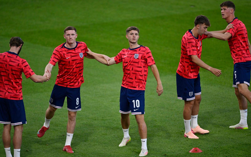 10:56 PM BST, 10:55 PM BST, Man of the match, 10:55 PM BST, Lee Carsley speaking to Channel 4, 10:51 PM BST, Trophy time, 10:48 PM BST, Player of the tournament is..., 10:48 PM BST, Runners-up, 10:45 PM BST, FT stats, 10:44 PM BST, England’s player of the tournament celebrates, 10:43 PM BST, The thoughts of Jonathan Rowe, 10:42 PM BST, Joy for Carsley, 10:41 PM BST, Mixed feelings for Tuchel?, 10:36 PM BST, Back-to-back European champions, 10:34 PM BST, England win the 2025 Under-21 European Championships, 10:32 PM BST, 120 mins: England 3 Germany 2, 10:31 PM BST, 119 mins: England 3 Germany 2, 10:29 PM BST, 118 mins: England 3 Germany 2, 10:28 PM BST, 117 mins: England 3 Germany 2, 10:28 PM BST, 116 mins: England 3 Germany 2, 10:26 PM BST, 115 mins: England 3 Germany 2, 10:25 PM BST, 113 mins: England 3 Germany 2, 10:24 PM BST, 112 mins: England 3 Germany 2, 10:23 PM BST, 111 mins: England 3 Germany 2, 10:20 PM BST, 109 mins: England 3 Germany 2, 10:19 PM BST, 107 mins: England 3 Germany 2, 10:16 PM BST, Second period of extra time, 10:14 PM BST, HT in extra time, 10:13 PM BST, 105 mins: England 3 Germany 2, 10:12 PM BST, 104 mins: England 3 Germany 2, 10:11 PM BST, 103 mins: England 3 Germany 2, 10:09 PM BST, 102 mins: England 3 Germany 2, 10:06 PM BST, 98 mins: England 3 Germany 2, 10:05 PM BST, 97 mins: England 3 Germany 2, 09:59 PM BST, GOAL! Rowe restores England’s lead, 09:58 PM BST, Start of extra time, 09:53 PM BST, End of normal time, 09:51 PM BST, 90+3 mins: England 2 Germany 2, 09:50 PM BST, 90+2 mins: England 2 Germany 2, 09:48 PM BST, 90 mins: England 2 Germany 2, 09:46 PM BST, 88 mins: England 2 Germany 2, 09:44 PM BST, 85 mins: England 2 Germany 2, 09:42 PM BST, 84 mins: England 2 Germany 2, 09:41 PM BST, 83 mins: England 2 Germany 2, 09:40 PM BST, 81 mins: England 2 Germany 2, 09:38 PM BST, 80 mins: England 2 Germany 2, 09:37 PM BST, 79 mins: England 2 Germany 2, 09:36 PM BST, 78 mins: England 2 Germany 2, 09:34 PM BST, 75 mins: England 2 Germany 2, 09:32 PM BST, 73 mins: England 2 Germany 2, 09:29 PM BST, 71 mins: England 2 Germany 2, 09:28 PM BST, 70 mins: England 2 Germany 2, 09:27 PM BST, 68 mins: England 2 Germany 2, 09:25 PM BST, 66 mins: England 2 Germany 2, 09:22 PM BST, 64 mins: England 2 Germany 2, 09:20 PM BST, 62 mins: England 2 Germany 2, 09:19 PM BST, GOAL! Nebel pulls Germany level, 09:18 PM BST, 60 mins: England 2 Germany 1, 09:16 PM BST, 57 mins: England 2 Germany 1, 09:13 PM BST, 55 mins: England 2 Germany 1, 09:11 PM BST, 52 mins: England 2 Germany 1, 09:10 PM BST, 51 mins: England 2 Germany 1, 09:09 PM BST, 50 mins: England 2 Germany 1, 09:08 PM BST, 49 mins: England 2 Germany 1, 09:03 PM BST, Second half, 08:58 PM BST, What will Tuchel have thought of that first half?, 08:54 PM BST, Elliott’s fantastic tournament, 08:51 PM BST, HT stats, 08:48 PM BST, Half time, 08:46 PM BST, GOAL! Weiper gets one back for Germany, 08:46 PM BST, 45 mins: England 2 Germany 0, 08:44 PM BST, 43 mins: England 2 Germany 0, 08:41 PM BST, 41 mins: England 2 Germany 0, 08:39 PM BST, 39 mins: England 2 Germany 0, 08:37 PM BST, 37 mins: England 2 Germany 0, 08:35 PM BST, 34 mins: England 2 Germany 0, 08:33 PM BST, 32 mins: England 2 Germany 0, 08:30 PM BST, 29 mins: England 2 Germany 0, 08:24 PM BST, GOAL! Hutchinson doubles England’s lead, 08:24 PM BST, 24 mins: England 1 Germany 0, 08:23 PM BST, 22 mins: England 1 Germany 0, 08:20 PM BST, 19 mins: England 1 Germany 0, 08:17 PM BST, 16 mins: England 1 Germany 0, 08:15 PM BST, 14 mins: England 1 Germany 0, 08:12 PM BST, 11 mins: England 1 Germany 0, 08:05 PM BST, GOAL! Elliott fires England into the lead, 08:03 PM BST, 2 mins: England 0 Germany 0, 08:00 PM BST, Kick-off, 07:55 PM BST, Anthem time, 07:52 PM BST, Reminder of the teams, 07:49 PM BST, Tuchel has made it!, 07:44 PM BST, Hands-on approach from Carsley, 07:42 PM BST, Connection between the Lionesses and the Young Lions, 07:39 PM BST, Gearing up, 07:33 PM BST, England’s leading scorer at the tournament, 07:25 PM BST, Two managers conversing, 07:19 PM BST, Taking in their surroundings, 07:15 PM BST, Back in 2023, 07:06 PM BST, Full team news, 07:03 PM BST, What they are playing for, 07:00 PM BST, Numbers from the tournament, 06:56 PM BST, Germany team news, 06:56 PM BST, Top scorers in the tournament, 06:54 PM BST, Carsley getting things ready for his players, 06:49 PM BST, England team news, 06:47 PM BST, Germany’s route to the final, 06:44 PM BST, England’s route to the final, 06:33 PM BST, 06:32 PM BST, Lee Carsley has full confidence in his England team