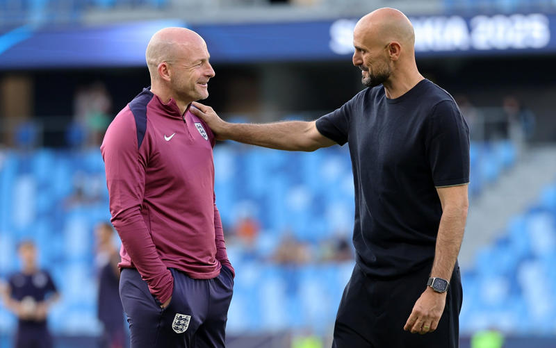 10:56 PM BST, 10:55 PM BST, Man of the match, 10:55 PM BST, Lee Carsley speaking to Channel 4, 10:51 PM BST, Trophy time, 10:48 PM BST, Player of the tournament is..., 10:48 PM BST, Runners-up, 10:45 PM BST, FT stats, 10:44 PM BST, England’s player of the tournament celebrates, 10:43 PM BST, The thoughts of Jonathan Rowe, 10:42 PM BST, Joy for Carsley, 10:41 PM BST, Mixed feelings for Tuchel?, 10:36 PM BST, Back-to-back European champions, 10:34 PM BST, England win the 2025 Under-21 European Championships, 10:32 PM BST, 120 mins: England 3 Germany 2, 10:31 PM BST, 119 mins: England 3 Germany 2, 10:29 PM BST, 118 mins: England 3 Germany 2, 10:28 PM BST, 117 mins: England 3 Germany 2, 10:28 PM BST, 116 mins: England 3 Germany 2, 10:26 PM BST, 115 mins: England 3 Germany 2, 10:25 PM BST, 113 mins: England 3 Germany 2, 10:24 PM BST, 112 mins: England 3 Germany 2, 10:23 PM BST, 111 mins: England 3 Germany 2, 10:20 PM BST, 109 mins: England 3 Germany 2, 10:19 PM BST, 107 mins: England 3 Germany 2, 10:16 PM BST, Second period of extra time, 10:14 PM BST, HT in extra time, 10:13 PM BST, 105 mins: England 3 Germany 2, 10:12 PM BST, 104 mins: England 3 Germany 2, 10:11 PM BST, 103 mins: England 3 Germany 2, 10:09 PM BST, 102 mins: England 3 Germany 2, 10:06 PM BST, 98 mins: England 3 Germany 2, 10:05 PM BST, 97 mins: England 3 Germany 2, 09:59 PM BST, GOAL! Rowe restores England’s lead, 09:58 PM BST, Start of extra time, 09:53 PM BST, End of normal time, 09:51 PM BST, 90+3 mins: England 2 Germany 2, 09:50 PM BST, 90+2 mins: England 2 Germany 2, 09:48 PM BST, 90 mins: England 2 Germany 2, 09:46 PM BST, 88 mins: England 2 Germany 2, 09:44 PM BST, 85 mins: England 2 Germany 2, 09:42 PM BST, 84 mins: England 2 Germany 2, 09:41 PM BST, 83 mins: England 2 Germany 2, 09:40 PM BST, 81 mins: England 2 Germany 2, 09:38 PM BST, 80 mins: England 2 Germany 2, 09:37 PM BST, 79 mins: England 2 Germany 2, 09:36 PM BST, 78 mins: England 2 Germany 2, 09:34 PM BST, 75 mins: England 2 Germany 2, 09:32 PM BST, 73 mins: England 2 Germany 2, 09:29 PM BST, 71 mins: England 2 Germany 2, 09:28 PM BST, 70 mins: England 2 Germany 2, 09:27 PM BST, 68 mins: England 2 Germany 2, 09:25 PM BST, 66 mins: England 2 Germany 2, 09:22 PM BST, 64 mins: England 2 Germany 2, 09:20 PM BST, 62 mins: England 2 Germany 2, 09:19 PM BST, GOAL! Nebel pulls Germany level, 09:18 PM BST, 60 mins: England 2 Germany 1, 09:16 PM BST, 57 mins: England 2 Germany 1, 09:13 PM BST, 55 mins: England 2 Germany 1, 09:11 PM BST, 52 mins: England 2 Germany 1, 09:10 PM BST, 51 mins: England 2 Germany 1, 09:09 PM BST, 50 mins: England 2 Germany 1, 09:08 PM BST, 49 mins: England 2 Germany 1, 09:03 PM BST, Second half, 08:58 PM BST, What will Tuchel have thought of that first half?, 08:54 PM BST, Elliott’s fantastic tournament, 08:51 PM BST, HT stats, 08:48 PM BST, Half time, 08:46 PM BST, GOAL! Weiper gets one back for Germany, 08:46 PM BST, 45 mins: England 2 Germany 0, 08:44 PM BST, 43 mins: England 2 Germany 0, 08:41 PM BST, 41 mins: England 2 Germany 0, 08:39 PM BST, 39 mins: England 2 Germany 0, 08:37 PM BST, 37 mins: England 2 Germany 0, 08:35 PM BST, 34 mins: England 2 Germany 0, 08:33 PM BST, 32 mins: England 2 Germany 0, 08:30 PM BST, 29 mins: England 2 Germany 0, 08:24 PM BST, GOAL! Hutchinson doubles England’s lead, 08:24 PM BST, 24 mins: England 1 Germany 0, 08:23 PM BST, 22 mins: England 1 Germany 0, 08:20 PM BST, 19 mins: England 1 Germany 0, 08:17 PM BST, 16 mins: England 1 Germany 0, 08:15 PM BST, 14 mins: England 1 Germany 0, 08:12 PM BST, 11 mins: England 1 Germany 0, 08:05 PM BST, GOAL! Elliott fires England into the lead, 08:03 PM BST, 2 mins: England 0 Germany 0, 08:00 PM BST, Kick-off, 07:55 PM BST, Anthem time, 07:52 PM BST, Reminder of the teams, 07:49 PM BST, Tuchel has made it!, 07:44 PM BST, Hands-on approach from Carsley, 07:42 PM BST, Connection between the Lionesses and the Young Lions, 07:39 PM BST, Gearing up, 07:33 PM BST, England’s leading scorer at the tournament, 07:25 PM BST, Two managers conversing, 07:19 PM BST, Taking in their surroundings, 07:15 PM BST, Back in 2023, 07:06 PM BST, Full team news, 07:03 PM BST, What they are playing for, 07:00 PM BST, Numbers from the tournament, 06:56 PM BST, Germany team news, 06:56 PM BST, Top scorers in the tournament, 06:54 PM BST, Carsley getting things ready for his players, 06:49 PM BST, England team news, 06:47 PM BST, Germany’s route to the final, 06:44 PM BST, England’s route to the final, 06:33 PM BST, 06:32 PM BST, Lee Carsley has full confidence in his England team