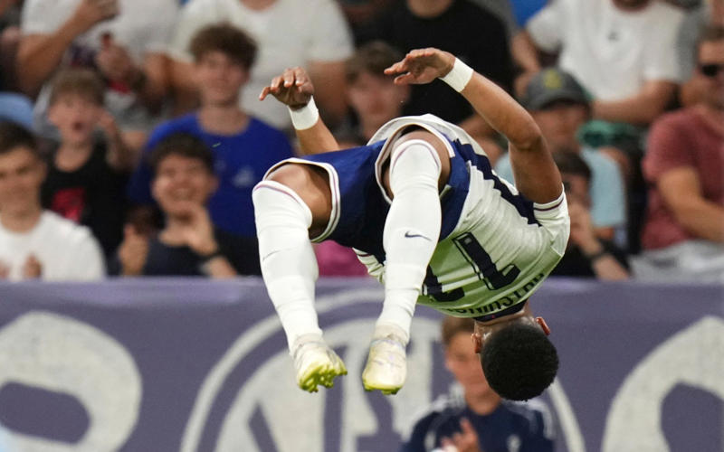 10:56 PM BST, 10:55 PM BST, Man of the match, 10:55 PM BST, Lee Carsley speaking to Channel 4, 10:51 PM BST, Trophy time, 10:48 PM BST, Player of the tournament is..., 10:48 PM BST, Runners-up, 10:45 PM BST, FT stats, 10:44 PM BST, England’s player of the tournament celebrates, 10:43 PM BST, The thoughts of Jonathan Rowe, 10:42 PM BST, Joy for Carsley, 10:41 PM BST, Mixed feelings for Tuchel?, 10:36 PM BST, Back-to-back European champions, 10:34 PM BST, England win the 2025 Under-21 European Championships, 10:32 PM BST, 120 mins: England 3 Germany 2, 10:31 PM BST, 119 mins: England 3 Germany 2, 10:29 PM BST, 118 mins: England 3 Germany 2, 10:28 PM BST, 117 mins: England 3 Germany 2, 10:28 PM BST, 116 mins: England 3 Germany 2, 10:26 PM BST, 115 mins: England 3 Germany 2, 10:25 PM BST, 113 mins: England 3 Germany 2, 10:24 PM BST, 112 mins: England 3 Germany 2, 10:23 PM BST, 111 mins: England 3 Germany 2, 10:20 PM BST, 109 mins: England 3 Germany 2, 10:19 PM BST, 107 mins: England 3 Germany 2, 10:16 PM BST, Second period of extra time, 10:14 PM BST, HT in extra time, 10:13 PM BST, 105 mins: England 3 Germany 2, 10:12 PM BST, 104 mins: England 3 Germany 2, 10:11 PM BST, 103 mins: England 3 Germany 2, 10:09 PM BST, 102 mins: England 3 Germany 2, 10:06 PM BST, 98 mins: England 3 Germany 2, 10:05 PM BST, 97 mins: England 3 Germany 2, 09:59 PM BST, GOAL! Rowe restores England’s lead, 09:58 PM BST, Start of extra time, 09:53 PM BST, End of normal time, 09:51 PM BST, 90+3 mins: England 2 Germany 2, 09:50 PM BST, 90+2 mins: England 2 Germany 2, 09:48 PM BST, 90 mins: England 2 Germany 2, 09:46 PM BST, 88 mins: England 2 Germany 2, 09:44 PM BST, 85 mins: England 2 Germany 2, 09:42 PM BST, 84 mins: England 2 Germany 2, 09:41 PM BST, 83 mins: England 2 Germany 2, 09:40 PM BST, 81 mins: England 2 Germany 2, 09:38 PM BST, 80 mins: England 2 Germany 2, 09:37 PM BST, 79 mins: England 2 Germany 2, 09:36 PM BST, 78 mins: England 2 Germany 2, 09:34 PM BST, 75 mins: England 2 Germany 2, 09:32 PM BST, 73 mins: England 2 Germany 2, 09:29 PM BST, 71 mins: England 2 Germany 2, 09:28 PM BST, 70 mins: England 2 Germany 2, 09:27 PM BST, 68 mins: England 2 Germany 2, 09:25 PM BST, 66 mins: England 2 Germany 2, 09:22 PM BST, 64 mins: England 2 Germany 2, 09:20 PM BST, 62 mins: England 2 Germany 2, 09:19 PM BST, GOAL! Nebel pulls Germany level, 09:18 PM BST, 60 mins: England 2 Germany 1, 09:16 PM BST, 57 mins: England 2 Germany 1, 09:13 PM BST, 55 mins: England 2 Germany 1, 09:11 PM BST, 52 mins: England 2 Germany 1, 09:10 PM BST, 51 mins: England 2 Germany 1, 09:09 PM BST, 50 mins: England 2 Germany 1, 09:08 PM BST, 49 mins: England 2 Germany 1, 09:03 PM BST, Second half, 08:58 PM BST, What will Tuchel have thought of that first half?, 08:54 PM BST, Elliott’s fantastic tournament, 08:51 PM BST, HT stats, 08:48 PM BST, Half time, 08:46 PM BST, GOAL! Weiper gets one back for Germany, 08:46 PM BST, 45 mins: England 2 Germany 0, 08:44 PM BST, 43 mins: England 2 Germany 0, 08:41 PM BST, 41 mins: England 2 Germany 0, 08:39 PM BST, 39 mins: England 2 Germany 0, 08:37 PM BST, 37 mins: England 2 Germany 0, 08:35 PM BST, 34 mins: England 2 Germany 0, 08:33 PM BST, 32 mins: England 2 Germany 0, 08:30 PM BST, 29 mins: England 2 Germany 0, 08:24 PM BST, GOAL! Hutchinson doubles England’s lead, 08:24 PM BST, 24 mins: England 1 Germany 0, 08:23 PM BST, 22 mins: England 1 Germany 0, 08:20 PM BST, 19 mins: England 1 Germany 0, 08:17 PM BST, 16 mins: England 1 Germany 0, 08:15 PM BST, 14 mins: England 1 Germany 0, 08:12 PM BST, 11 mins: England 1 Germany 0, 08:05 PM BST, GOAL! Elliott fires England into the lead, 08:03 PM BST, 2 mins: England 0 Germany 0, 08:00 PM BST, Kick-off, 07:55 PM BST, Anthem time, 07:52 PM BST, Reminder of the teams, 07:49 PM BST, Tuchel has made it!, 07:44 PM BST, Hands-on approach from Carsley, 07:42 PM BST, Connection between the Lionesses and the Young Lions, 07:39 PM BST, Gearing up, 07:33 PM BST, England’s leading scorer at the tournament, 07:25 PM BST, Two managers conversing, 07:19 PM BST, Taking in their surroundings, 07:15 PM BST, Back in 2023, 07:06 PM BST, Full team news, 07:03 PM BST, What they are playing for, 07:00 PM BST, Numbers from the tournament, 06:56 PM BST, Germany team news, 06:56 PM BST, Top scorers in the tournament, 06:54 PM BST, Carsley getting things ready for his players, 06:49 PM BST, England team news, 06:47 PM BST, Germany’s route to the final, 06:44 PM BST, England’s route to the final, 06:33 PM BST, 06:32 PM BST, Lee Carsley has full confidence in his England team