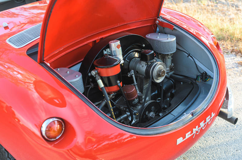 Denzel 1300 (cont.) Business up front, party in the back, 1. Volkswagen Beetle, Volkswagen Beetle (cont.), 2. Renault 4CV, Renault 4CV (cont.), 3. Tucker 48, Tucker 48 (cont.), 4. Porsche 356, Porsche 356 (cont.), 5. Denzel 1300, Denzel 1300 (cont.), 6. Tatra 603, Tatra 603 (cont.), 7. Škoda 110R, Škoda 110R (cont.), 8. Alpine A110, Alpine A110 (cont.), 9. Amphicar Model 770, Amphicar Model 770 (cont.), 10. Hino Contessa Sprint, Hino Contessa Sprint (cont.), 11. Abarth 595, Abarth 595 (cont.), 12. Hillman Imp, Hillman Imp (cont.), 13. Ginetta G15, Ginetta G15 (cont.), 14. Porsche 911 RS 2.7, Porsche 911 RS 2.7 (cont.), 15. Suzuki Whizzkid, Suzuki Whizzkid (cont.)