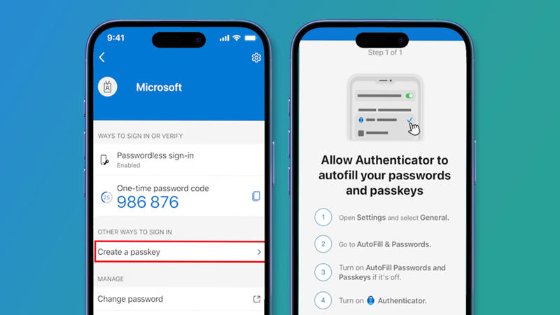 What is Microsoft authenticator?, When will Microsoft Authenticator passwords stop working?, What are passkeys?, Why are passkeys safer than passwords?, How to set up a passkey in Microsoft Authenticator, You might also like...