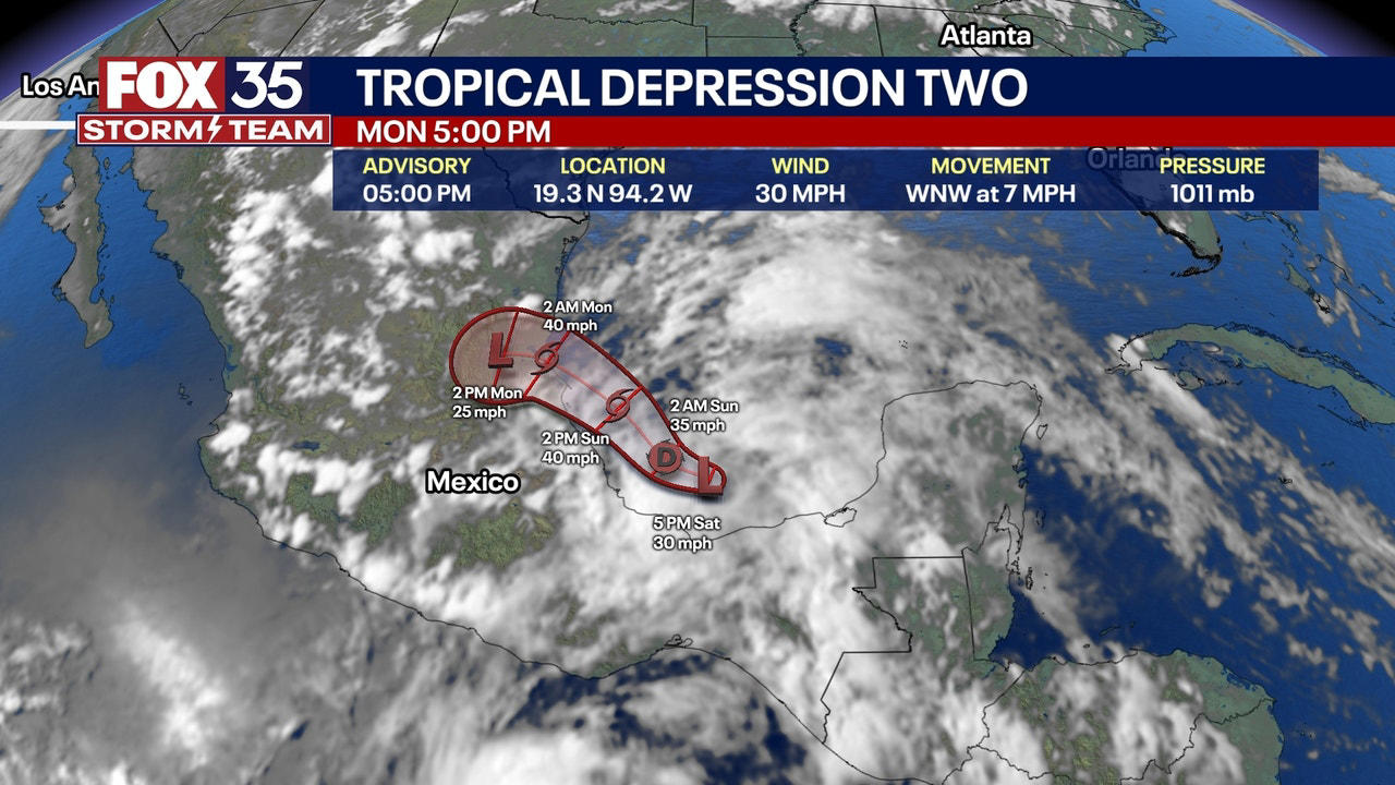 What is Tropical Depression Two?, Where is Tropical Depression Two currently located?, Could Tropical Depression Two impact Florida?, Unusually quiet hurricane season, FOX 35 Storm Tracker Radar and Live Weather Cameras