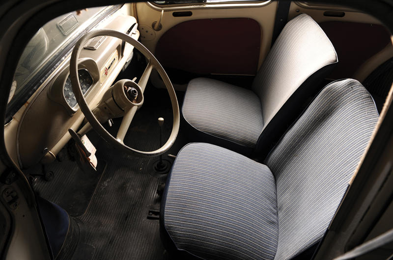 Renault 4CV (cont.) Business up front, party in the back, 1. Volkswagen Beetle, Volkswagen Beetle (cont.), 2. Renault 4CV, Renault 4CV (cont.), 3. Tucker 48, Tucker 48 (cont.), 4. Porsche 356, Porsche 356 (cont.), 5. Denzel 1300, Denzel 1300 (cont.), 6. Tatra 603, Tatra 603 (cont.), 7. Škoda 110R, Škoda 110R (cont.), 8. Alpine A110, Alpine A110 (cont.), 9. Amphicar Model 770, Amphicar Model 770 (cont.), 10. Hino Contessa Sprint, Hino Contessa Sprint (cont.), 11. Abarth 595, Abarth 595 (cont.), 12. Hillman Imp, Hillman Imp (cont.), 13. Ginetta G15, Ginetta G15 (cont.), 14. Porsche 911 RS 2.7, Porsche 911 RS 2.7 (cont.), 15. Suzuki Whizzkid, Suzuki Whizzkid (cont.)