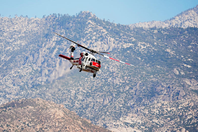 See firefighters battle Wolf Fire in Southern California as residents evacuate
