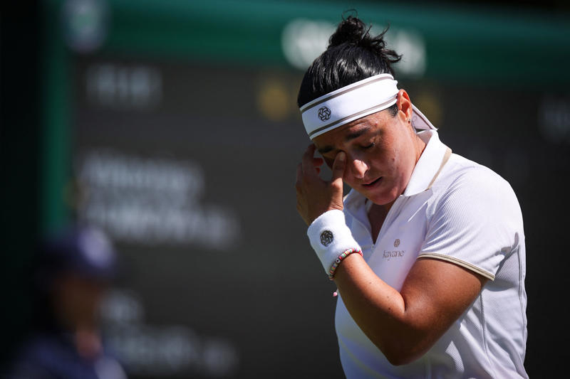 WIMBLEDON 2025 - DAY 1 LATEST UPDATES, GAME AND SECOND SET! *Jacob Fearnley 4-6, 1-6 Joao Fonseca, Jacob Fearnley 4-6, 1-5 Joao Fonseca*, Carlos Alcaraz 7-5 6-7 (5-7) 1-1 Fabio Fognini*, *Carlos Alcaraz 7-5 6-7 (5-7) 1-0 Fabio Fognini, Arthur Fery into the second round, SET! Carlos Alcaraz 7-5 6-7 (5-7) Fabio Fognini, Carlos Alcaraz 7-5 6-6 (5-6) Fabio Fognini*, BREAK! Jacob Fearnley 4-6, 0-2 Joao Fonseca*, Elsewhere at Wimbledon, *Carlos Alcaraz 7-5 6-6 (3-6) Fabio Fognini, *Carlos Alcaraz 7-5 6-6 (2-4) Fabio Fognini, Carlos Alcaraz 7-5 6-6 (1-2) Fabio Fognini*, Carlos Alcaraz 7-5 6-6 Fabio Fognini*, GAME AND FIRST SET: Jacob Fearnley 4-6 Joao Fonseca*, *Jacob Fearnley 4-5 Joao Fonseca, *Carlos Alcaraz 7-5 5-5 Fabio Fognini, Carlos Alcaraz 7-5 5-5 Fabio Fognini*, Stefanos Tsitsipas retires injured in Wimbledon first round, *Carlos Alcaraz 7-5 4-5 Fabio Fognini, Carlos Alcaraz 7-5 4-4 Fabio Fognini*, BREAK! Carlos Alcaraz 7-5 5-4 Fabio Fognini*, *Carlos Alcaraz 7-5 4-3 Fabio Fognini, Carlos Alcaraz 7-5 4-2 Fabio Fognini*, BREAK! *Carlos Alcaraz 7-5 3-2 Fabio Fognini, Carlos Alcaraz 7-5 2-2 Fabio Fognini*, *Carlos Alcaraz 7-5 1-2 Fabio Fognini, Elsewhere at Wimbledon, Carlos Alcaraz 7-5 1-1 Fabio Fognini*, *Carlos Alcaraz 7-5 0-1 Fabio Fognini, Carlos Alcaraz 7-5 0-0 Fabio Fognini*, SET! Carlos Alcaraz 7-5 Fabio Fognini, BREAK! *Carlos Alcaraz 6-5 Fabio Fognini, Daniil Medvedev is out, Carlos Alcaraz 5-5 Fabio Fognini*, Aryna Sabalenka into the second round, *Carlos Alcaraz 4-5 Fabio Fognini, Aryna Sabalenka into the second round, Carlos Alcaraz 4-4 Fabio Fognini*, *Aryna Sabalenka 6-1, 6-5 Carson Branstine, *Carlos Alcaraz 3-4 Fabio Fognini, Britwatch, *Carlos Alcaraz 3-3 Fabio Fognini, Why Wimbledon is desperate for top billing in the Alcaraz-Sinner arms race, Seeds in trouble…, *Carlos Alcaraz 2-3 Fabio Fognini, Carlos Alcaraz 2-2 Fabio Fognini*, *Carlos Alcaraz 1-2 Fabio Fognini, Carlos Alcaraz 1-1 Fabio Fognini*, *Carlos Alcaraz 0-1 Fabio Fognini, Tearful Ons Jabeur retires at Wimbledon through injury, Carlos Alcaraz 0-0 Fabio Fognini*, Carlos Alcaraz heads onto Centre Court, Oliver Tarvet gives his post match reaction, Tarvet win could take him to Centre Court, Tarvet defeats Riedi in straight sets!, Ons Jabeur explains decision to retire, BREAK! Oliver Tarvet 6-4 6-4 5-3 Leandro Riedi, 'I want to see how far I can go this week', Sonay Kartal beats Jelena Ostapenko!, Sonay Kartal 7-5, 2-6 5-1 Jelena Ostapenko*, BREAK! *Sonay Kartal 7-5, 2-6 5-0 Jelena Ostapenko, Sonay Kartal 7-5, 2-6 4-0 Jelena Ostapenko*, BREAK! *Sonay Kartal 7-5, 2-6 3-0 Jelena Ostapenko, Ons Jabeur retires!, Sonay Kartal 7-5, 2-6 1-0 Jelena Ostapenko, BREAK! *Sonay Kartal 7-5, 2-6 1-0 Jelena Ostapenko, Sonay Kartal 7-5, 2-6 Jelena Ostapenko*, Oliver Tarvet 6-4 6-4 Leandro Riedi, *Sonay Kartal 7-5, 2-5 Jelena Ostapenko, *Sonay Kartal 7-5, 1-4 Jelena Ostapenko, *Sonay Kartal 7-5, 0-3 Jelena Ostapenko, GAME AND FIRST SET: Sonay Kartal 7-5 Jelena Ostapenko*, BREAK! *Sonay Kartal 6-5 Jelena Ostapenko, First set to Oliver Tarvet, Sonay Kartal 5-5 Ostapenko*, BREAK! *Sonay Kartal 4-5 Jelena Ostapenko, Sonay Kartal 3-5 Jelena Ostapenko*, *Sonay Kartal 2-5 Jelena Ostapenko, Wimbledon - men's singles winner odds:, From San Diego to Wimbledon: meet Britain’s college hotshot Oliver Tarvet, When does play begin?, When is Carlos Alcaraz playing his first round match at Wimbledon?, Day 1 - Order of Play, Monday 30 June , How to watch Wimbledon on TV, What is the TV schedule on Monday 30 June?, Why these underdogs can stun Wimbledon’s biggest stars once again, Why Wimbledon is desperate for top billing in the Alcaraz-Sinner arms race, Jack Pinnington Jones: From carpooling with Jack Draper to reaching Wimbledon, DAY 1 ORDER OF PLAY - TOP 4 COURTS, Dan Evans admits things got desperate but sees ‘great incentive’ at Wimbledon, How much do players earn round-by-round?, When is Emma Raducanu playing?, Novak Djokovic refuses to rule out ‘last dance’ ahead of Wimbledon 2025, Carlos Alcaraz ‘super excited’ for Emma Raducanu dream team, When is Carlos Alcaraz playing?