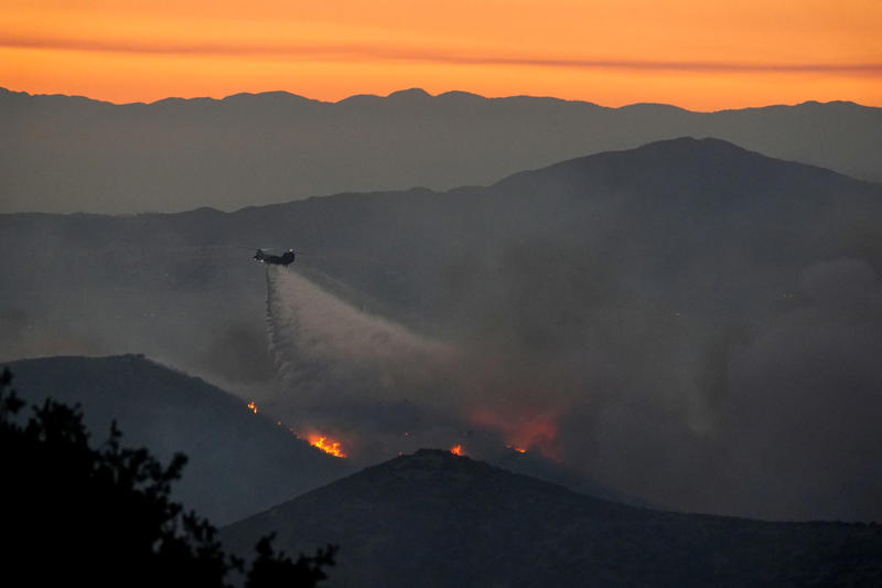 See firefighters battle Wolf Fire in Southern California as residents evacuate