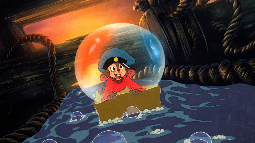 #21: An American Tail (1986) #1: The Phantom Tollbooth (1970), #3: Robin Hood (1973), #4: The Rescuers (1977), #6: The Hobbit (1977), #7: Winnie the Pooh and Tigger Too (1974), #9: The Cat in the Hat (1971), #10: Raggedy Ann & Andy: A Musical Adventure (1977), #12: Race for Your Life, Charlie Brown (1977), #13: Journey Back to Oz (1972), #15: Oliver & Company (1988), #16: The Fox and the Hound (1981), #18: The Land Before Time (1988), #19: The Black Cauldron (1985), #21: An American Tail (1986), #22: Mickey’s Christmas Carol (1983)