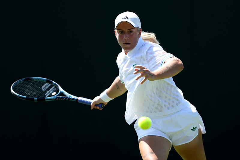 WIMBLEDON 2025 - DAY 1 LATEST UPDATES, GAME AND SECOND SET! *Jacob Fearnley 4-6, 1-6 Joao Fonseca, Jacob Fearnley 4-6, 1-5 Joao Fonseca*, Carlos Alcaraz 7-5 6-7 (5-7) 1-1 Fabio Fognini*, *Carlos Alcaraz 7-5 6-7 (5-7) 1-0 Fabio Fognini, Arthur Fery into the second round, SET! Carlos Alcaraz 7-5 6-7 (5-7) Fabio Fognini, Carlos Alcaraz 7-5 6-6 (5-6) Fabio Fognini*, BREAK! Jacob Fearnley 4-6, 0-2 Joao Fonseca*, Elsewhere at Wimbledon, *Carlos Alcaraz 7-5 6-6 (3-6) Fabio Fognini, *Carlos Alcaraz 7-5 6-6 (2-4) Fabio Fognini, Carlos Alcaraz 7-5 6-6 (1-2) Fabio Fognini*, Carlos Alcaraz 7-5 6-6 Fabio Fognini*, GAME AND FIRST SET: Jacob Fearnley 4-6 Joao Fonseca*, *Jacob Fearnley 4-5 Joao Fonseca, *Carlos Alcaraz 7-5 5-5 Fabio Fognini, Carlos Alcaraz 7-5 5-5 Fabio Fognini*, Stefanos Tsitsipas retires injured in Wimbledon first round, *Carlos Alcaraz 7-5 4-5 Fabio Fognini, Carlos Alcaraz 7-5 4-4 Fabio Fognini*, BREAK! Carlos Alcaraz 7-5 5-4 Fabio Fognini*, *Carlos Alcaraz 7-5 4-3 Fabio Fognini, Carlos Alcaraz 7-5 4-2 Fabio Fognini*, BREAK! *Carlos Alcaraz 7-5 3-2 Fabio Fognini, Carlos Alcaraz 7-5 2-2 Fabio Fognini*, *Carlos Alcaraz 7-5 1-2 Fabio Fognini, Elsewhere at Wimbledon, Carlos Alcaraz 7-5 1-1 Fabio Fognini*, *Carlos Alcaraz 7-5 0-1 Fabio Fognini, Carlos Alcaraz 7-5 0-0 Fabio Fognini*, SET! Carlos Alcaraz 7-5 Fabio Fognini, BREAK! *Carlos Alcaraz 6-5 Fabio Fognini, Daniil Medvedev is out, Carlos Alcaraz 5-5 Fabio Fognini*, Aryna Sabalenka into the second round, *Carlos Alcaraz 4-5 Fabio Fognini, Aryna Sabalenka into the second round, Carlos Alcaraz 4-4 Fabio Fognini*, *Aryna Sabalenka 6-1, 6-5 Carson Branstine, *Carlos Alcaraz 3-4 Fabio Fognini, Britwatch, *Carlos Alcaraz 3-3 Fabio Fognini, Why Wimbledon is desperate for top billing in the Alcaraz-Sinner arms race, Seeds in trouble…, *Carlos Alcaraz 2-3 Fabio Fognini, Carlos Alcaraz 2-2 Fabio Fognini*, *Carlos Alcaraz 1-2 Fabio Fognini, Carlos Alcaraz 1-1 Fabio Fognini*, *Carlos Alcaraz 0-1 Fabio Fognini, Tearful Ons Jabeur retires at Wimbledon through injury, Carlos Alcaraz 0-0 Fabio Fognini*, Carlos Alcaraz heads onto Centre Court, Oliver Tarvet gives his post match reaction, Tarvet win could take him to Centre Court, Tarvet defeats Riedi in straight sets!, Ons Jabeur explains decision to retire, BREAK! Oliver Tarvet 6-4 6-4 5-3 Leandro Riedi, 'I want to see how far I can go this week', Sonay Kartal beats Jelena Ostapenko!, Sonay Kartal 7-5, 2-6 5-1 Jelena Ostapenko*, BREAK! *Sonay Kartal 7-5, 2-6 5-0 Jelena Ostapenko, Sonay Kartal 7-5, 2-6 4-0 Jelena Ostapenko*, BREAK! *Sonay Kartal 7-5, 2-6 3-0 Jelena Ostapenko, Ons Jabeur retires!, Sonay Kartal 7-5, 2-6 1-0 Jelena Ostapenko, BREAK! *Sonay Kartal 7-5, 2-6 1-0 Jelena Ostapenko, Sonay Kartal 7-5, 2-6 Jelena Ostapenko*, Oliver Tarvet 6-4 6-4 Leandro Riedi, *Sonay Kartal 7-5, 2-5 Jelena Ostapenko, *Sonay Kartal 7-5, 1-4 Jelena Ostapenko, *Sonay Kartal 7-5, 0-3 Jelena Ostapenko, GAME AND FIRST SET: Sonay Kartal 7-5 Jelena Ostapenko*, BREAK! *Sonay Kartal 6-5 Jelena Ostapenko, First set to Oliver Tarvet, Sonay Kartal 5-5 Ostapenko*, BREAK! *Sonay Kartal 4-5 Jelena Ostapenko, Sonay Kartal 3-5 Jelena Ostapenko*, *Sonay Kartal 2-5 Jelena Ostapenko, Wimbledon - men's singles winner odds:, From San Diego to Wimbledon: meet Britain’s college hotshot Oliver Tarvet, When does play begin?, When is Carlos Alcaraz playing his first round match at Wimbledon?, Day 1 - Order of Play, Monday 30 June , How to watch Wimbledon on TV, What is the TV schedule on Monday 30 June?, Why these underdogs can stun Wimbledon’s biggest stars once again, Why Wimbledon is desperate for top billing in the Alcaraz-Sinner arms race, Jack Pinnington Jones: From carpooling with Jack Draper to reaching Wimbledon, DAY 1 ORDER OF PLAY - TOP 4 COURTS, Dan Evans admits things got desperate but sees ‘great incentive’ at Wimbledon, How much do players earn round-by-round?, When is Emma Raducanu playing?, Novak Djokovic refuses to rule out ‘last dance’ ahead of Wimbledon 2025, Carlos Alcaraz ‘super excited’ for Emma Raducanu dream team, When is Carlos Alcaraz playing?