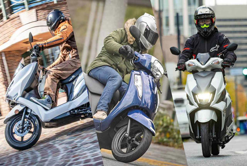 心臓部や骨格が同じでも別のバイクを生み出せる「共通プラットフォーム」って？, 同じプラットフォームとは思えないスタイルの異なる125ccスクーター3兄弟, 125ccロードスポーツはネイキッドスタイルとフルカウルスタイルの選べる2タイプ, スズキファンのためのWEBサイト！