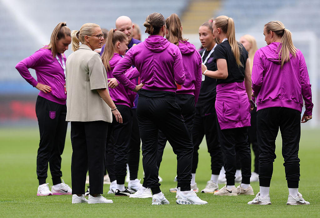 England v Jamaica LIVE: Latest score and updates, Sarina Wiegman delighted with England performance ahead of Euros opener, England Euro 2025 schedule, Wiegman: "There’s huge potnetial in this squad", Stanway reacts, Ella Toone reacts, FULL-TIME! England 7-0 Jamaica, FULL-TIME! England 7-0 Jamaica, FULL-TIME! England 7-0 Jamaica, GOAL! England 7-0 Jamaica, England 6-0 Jamaica, England 6-0 Jamaica, England 6-0 Jamaica, England 6-0 Jamaica, England 6-0 Jamaica, GOAL! England 6-0 Jamaica, England 5-0 Jamaica, England 5-0 Jamaica, England 5-0 Jamaica, Who is Aggie Beever-Jones? From Lionesses hat-trick to Euro 2025 breakthrough, England 5-0 Jamaica, England 5-0 Jamaica, GOAL! England 5-0 Jamaica, England 4-0 Jamaica, England 4-0 Jamaica, England 4-0 Jamaica, GOAL! England 4-0 Jamaica, England 3-0 Jamaica, England 3-0 Jamaica, England 3-0 Jamaica, England 3-0 Jamaica, KICK-OFF! England 3-0 Jamaica, HT: England 3-0 Jamaica, England 3-0 Jamaica, HALF-TIME! England 3-0 Jamaica, England 3-0 Jamaica, England 3-0 Jamaica, GOAL! England 3-0 Jamaica, England 2-0 Jamaica, England 2-0 Jamaica, England 2-0 Jamaica, England 2-0 Jamaica, England 2-0 Jamaica, England 2-0 Jamaica, GOAL! England 2-0 Jamaica, GOAL! England 2-0 Jamaica, England 1-0 Jamaica, England 1-0 Jamaica, England 1-0 Jamaica, DISALLOWED GOAL! England 1-0 Jamaica, England 1-0 Jamaica, England 1-0 Jamaica, England 1-0 Jamaica, GOAL! England 1-0 Jamaica, GOAL! England 1-0 Jamaica, England 0-0 Jamaica, England 0-0 Jamaica, England 0-0 Jamaica, England 0-0 Jamaica, KICK-OFF! England 0-0 Jamaica, Reminder of team news and how to watch Lionesses send-off, England v Jamaica LIVE, Wiegman speaks on Jamaica, Wiegman's pre-match comments, Sarina Wiegman on managing Lauren James' fitness ahead of the Euro, Meet Hannah Hampton, the England goalkeeper following Mary Earps, England Women’s Euros squad 2025: Guide to every Lionesses player, Team news, Team news, Spain star Aitana Bonmati discharged from hospital ahead of Euro 2025, Sarina Wiegman on England future: 'I feel very happy here', FA chief offers guarantee over Sarina Wiegman’s future ahead of Euro 2025, 'Good luck to any of the players having to play against her', Sarina Wiegman on England's preparations, What is the Jamaica team news?, What is the England team news?, Possible starting England team , When is England vs Jamaica?, Good afternoon