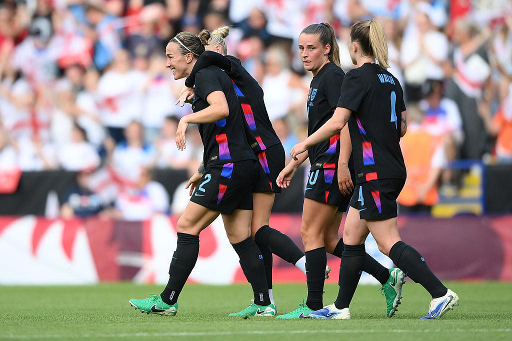 England v Jamaica LIVE: Latest score and updates, Sarina Wiegman delighted with England performance ahead of Euros opener, England Euro 2025 schedule, Wiegman: "There’s huge potnetial in this squad", Stanway reacts, Ella Toone reacts, FULL-TIME! England 7-0 Jamaica, FULL-TIME! England 7-0 Jamaica, FULL-TIME! England 7-0 Jamaica, GOAL! England 7-0 Jamaica, England 6-0 Jamaica, England 6-0 Jamaica, England 6-0 Jamaica, England 6-0 Jamaica, England 6-0 Jamaica, GOAL! England 6-0 Jamaica, England 5-0 Jamaica, England 5-0 Jamaica, England 5-0 Jamaica, Who is Aggie Beever-Jones? From Lionesses hat-trick to Euro 2025 breakthrough, England 5-0 Jamaica, England 5-0 Jamaica, GOAL! England 5-0 Jamaica, England 4-0 Jamaica, England 4-0 Jamaica, England 4-0 Jamaica, GOAL! England 4-0 Jamaica, England 3-0 Jamaica, England 3-0 Jamaica, England 3-0 Jamaica, England 3-0 Jamaica, KICK-OFF! England 3-0 Jamaica, HT: England 3-0 Jamaica, England 3-0 Jamaica, HALF-TIME! England 3-0 Jamaica, England 3-0 Jamaica, England 3-0 Jamaica, GOAL! England 3-0 Jamaica, England 2-0 Jamaica, England 2-0 Jamaica, England 2-0 Jamaica, England 2-0 Jamaica, England 2-0 Jamaica, England 2-0 Jamaica, GOAL! England 2-0 Jamaica, GOAL! England 2-0 Jamaica, England 1-0 Jamaica, England 1-0 Jamaica, England 1-0 Jamaica, DISALLOWED GOAL! England 1-0 Jamaica, England 1-0 Jamaica, England 1-0 Jamaica, England 1-0 Jamaica, GOAL! England 1-0 Jamaica, GOAL! England 1-0 Jamaica, England 0-0 Jamaica, England 0-0 Jamaica, England 0-0 Jamaica, England 0-0 Jamaica, KICK-OFF! England 0-0 Jamaica, Reminder of team news and how to watch Lionesses send-off, England v Jamaica LIVE, Wiegman speaks on Jamaica, Wiegman's pre-match comments, Sarina Wiegman on managing Lauren James' fitness ahead of the Euro, Meet Hannah Hampton, the England goalkeeper following Mary Earps, England Women’s Euros squad 2025: Guide to every Lionesses player, Team news, Team news, Spain star Aitana Bonmati discharged from hospital ahead of Euro 2025, Sarina Wiegman on England future: 'I feel very happy here', FA chief offers guarantee over Sarina Wiegman’s future ahead of Euro 2025, 'Good luck to any of the players having to play against her', Sarina Wiegman on England's preparations, What is the Jamaica team news?, What is the England team news?, Possible starting England team , When is England vs Jamaica?, Good afternoon