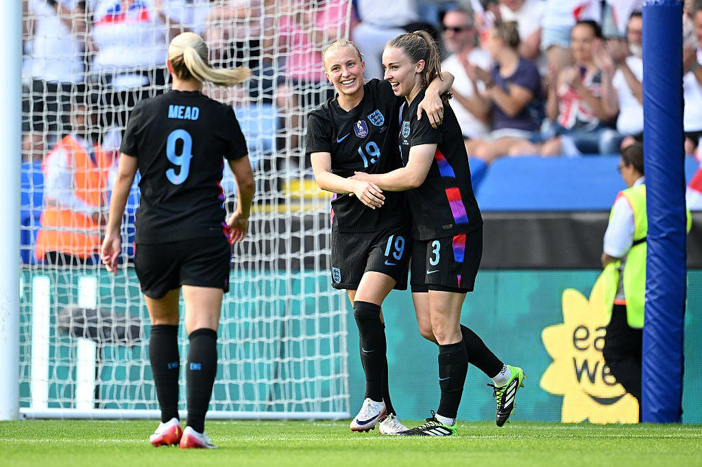 England v Jamaica LIVE: Latest score and updates, Sarina Wiegman delighted with England performance ahead of Euros opener, England Euro 2025 schedule, Wiegman: "There’s huge potnetial in this squad", Stanway reacts, Ella Toone reacts, FULL-TIME! England 7-0 Jamaica, FULL-TIME! England 7-0 Jamaica, FULL-TIME! England 7-0 Jamaica, GOAL! England 7-0 Jamaica, England 6-0 Jamaica, England 6-0 Jamaica, England 6-0 Jamaica, England 6-0 Jamaica, England 6-0 Jamaica, GOAL! England 6-0 Jamaica, England 5-0 Jamaica, England 5-0 Jamaica, England 5-0 Jamaica, Who is Aggie Beever-Jones? From Lionesses hat-trick to Euro 2025 breakthrough, England 5-0 Jamaica, England 5-0 Jamaica, GOAL! England 5-0 Jamaica, England 4-0 Jamaica, England 4-0 Jamaica, England 4-0 Jamaica, GOAL! England 4-0 Jamaica, England 3-0 Jamaica, England 3-0 Jamaica, England 3-0 Jamaica, England 3-0 Jamaica, KICK-OFF! England 3-0 Jamaica, HT: England 3-0 Jamaica, England 3-0 Jamaica, HALF-TIME! England 3-0 Jamaica, England 3-0 Jamaica, England 3-0 Jamaica, GOAL! England 3-0 Jamaica, England 2-0 Jamaica, England 2-0 Jamaica, England 2-0 Jamaica, England 2-0 Jamaica, England 2-0 Jamaica, England 2-0 Jamaica, GOAL! England 2-0 Jamaica, GOAL! England 2-0 Jamaica, England 1-0 Jamaica, England 1-0 Jamaica, England 1-0 Jamaica, DISALLOWED GOAL! England 1-0 Jamaica, England 1-0 Jamaica, England 1-0 Jamaica, England 1-0 Jamaica, GOAL! England 1-0 Jamaica, GOAL! England 1-0 Jamaica, England 0-0 Jamaica, England 0-0 Jamaica, England 0-0 Jamaica, England 0-0 Jamaica, KICK-OFF! England 0-0 Jamaica, Reminder of team news and how to watch Lionesses send-off, England v Jamaica LIVE, Wiegman speaks on Jamaica, Wiegman's pre-match comments, Sarina Wiegman on managing Lauren James' fitness ahead of the Euro, Meet Hannah Hampton, the England goalkeeper following Mary Earps, England Women’s Euros squad 2025: Guide to every Lionesses player, Team news, Team news, Spain star Aitana Bonmati discharged from hospital ahead of Euro 2025, Sarina Wiegman on England future: 'I feel very happy here', FA chief offers guarantee over Sarina Wiegman’s future ahead of Euro 2025, 'Good luck to any of the players having to play against her', Sarina Wiegman on England's preparations, What is the Jamaica team news?, What is the England team news?, Possible starting England team , When is England vs Jamaica?, Good afternoon